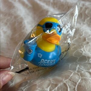 7Brew Blue and Yellow Rubber Duck with Sunglasses